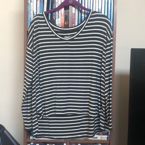 NWT American Eagle Soft & Sexy L/S Striped shirt Sz S